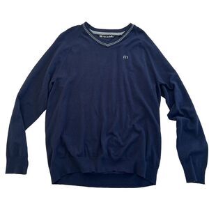 Travis Matthew Sweater Large Blue And‎ Gray